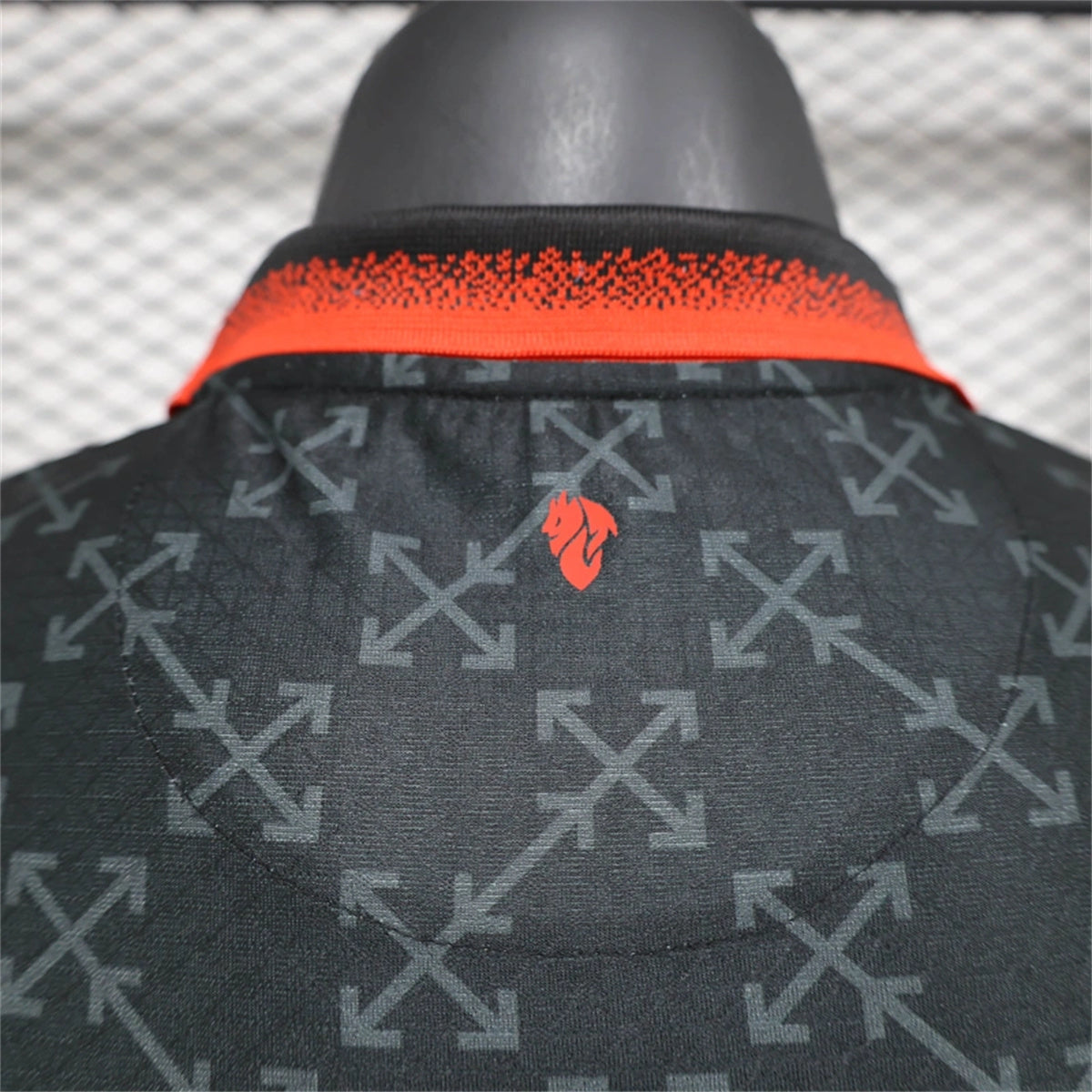 BLACK PLAYER VERSION JERSEY X AC MILAN X OFF-WHITE 2024/25