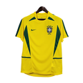 Brazil Retro Jersey Home Soccer Shirt 2002/03