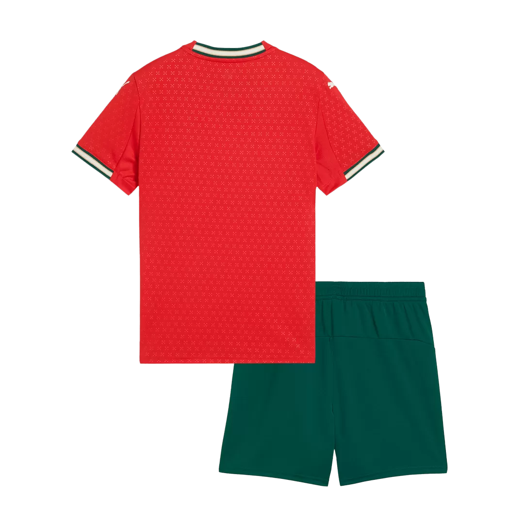 Kids Portugal Custom Home Soccer Kits 2025