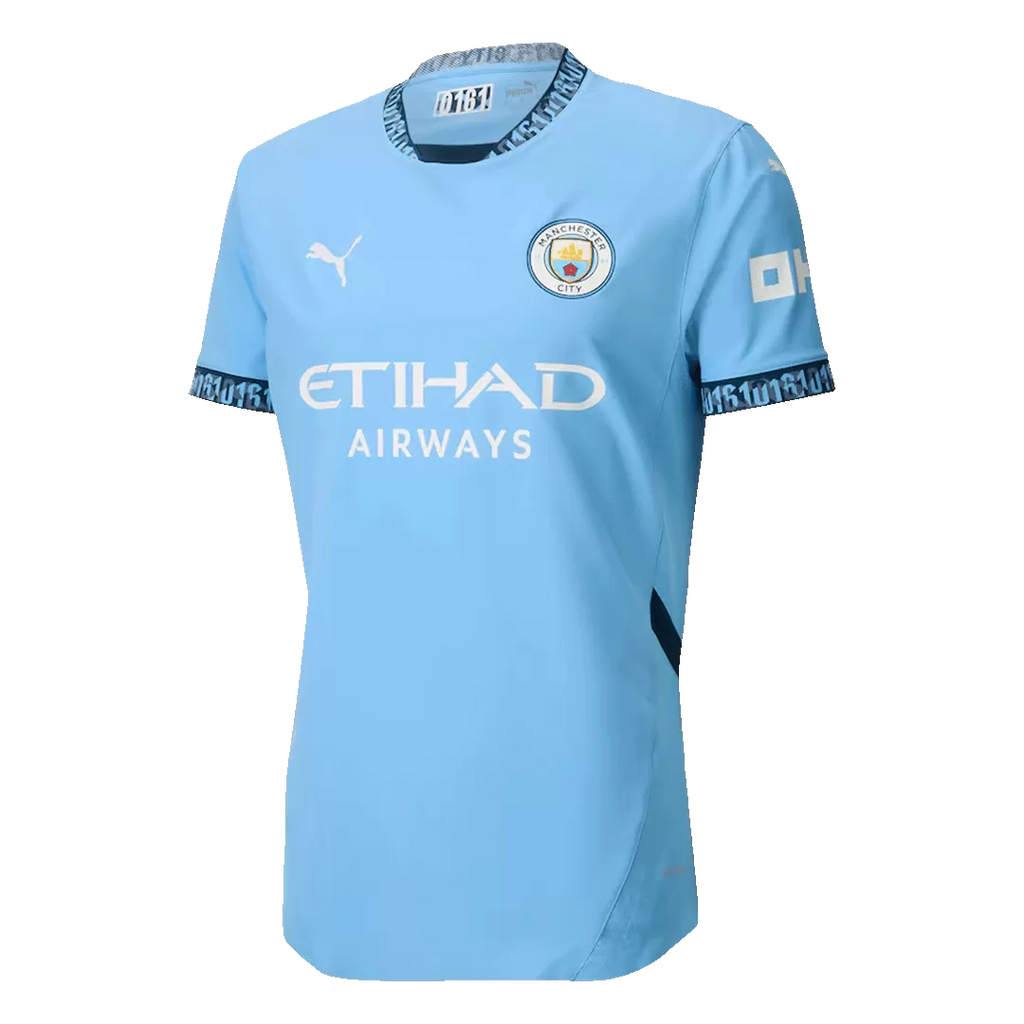 Player version Soccer Jersey Manchester City Home Shirt 2024/25
