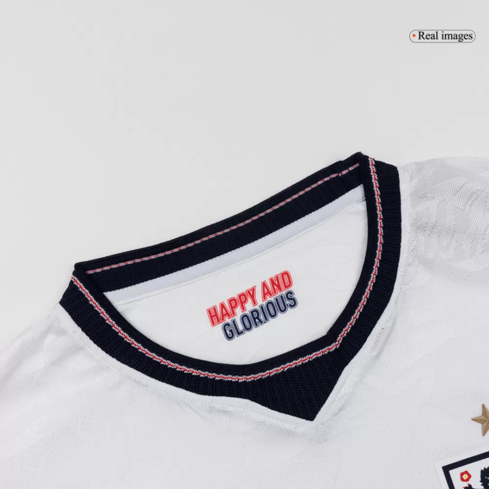 England Home Player Version Soccer Jersey World Cup 2026