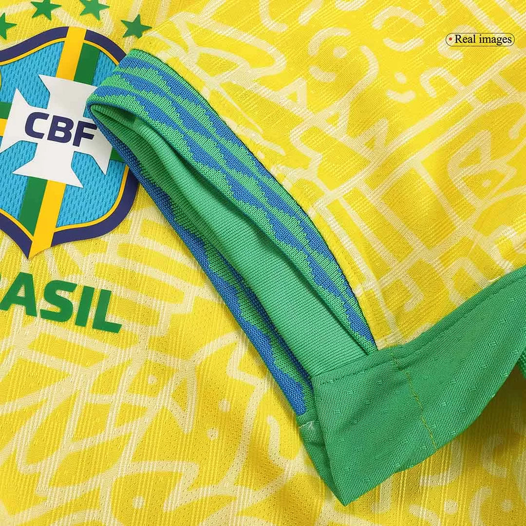 Player Version Soccer Jersey Brazil Home Shirt 2024