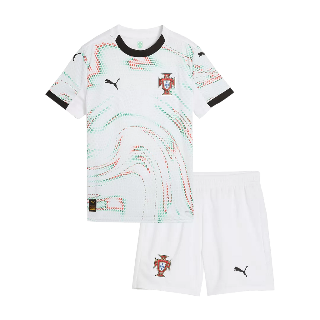 Kids Portugal Custom Away Soccer Kits 2025