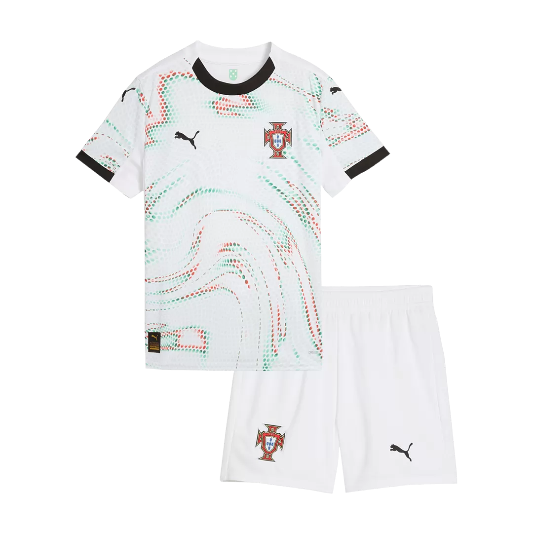 Kids Portugal Custom Away Soccer Kits 2025