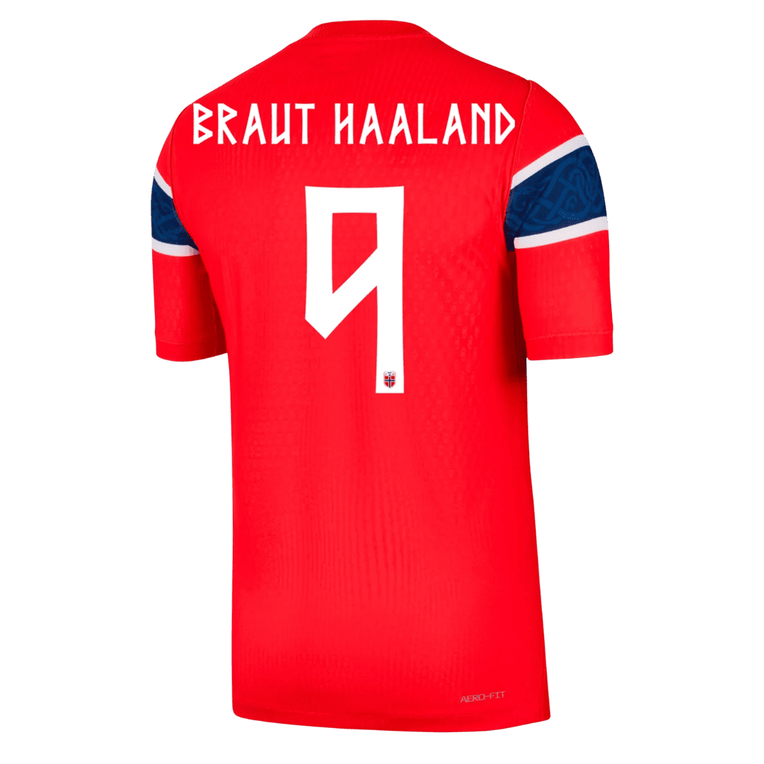 Norway HAALAND #9 Player Version Home Soccer Jersey World Cup 2026