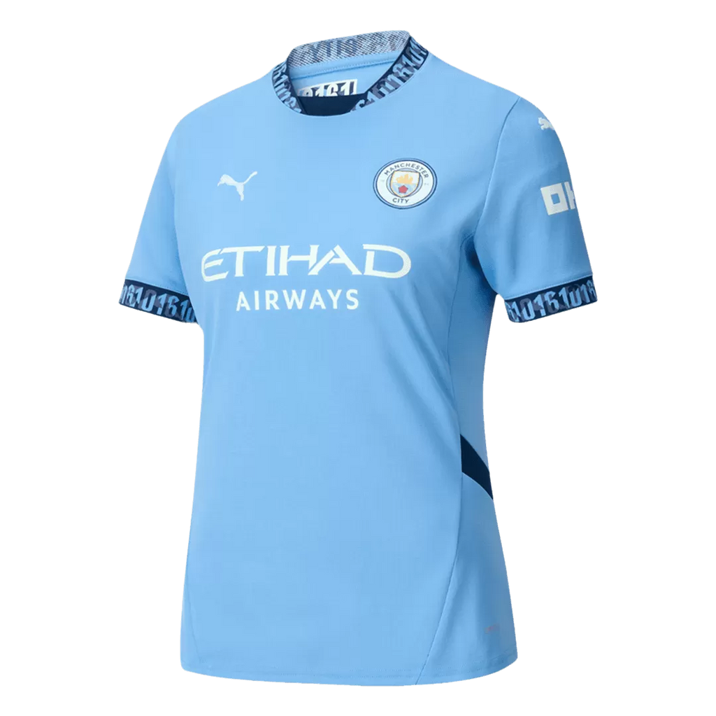 Manchester City Soccer Jersey Home Women's Shirt 2024/25