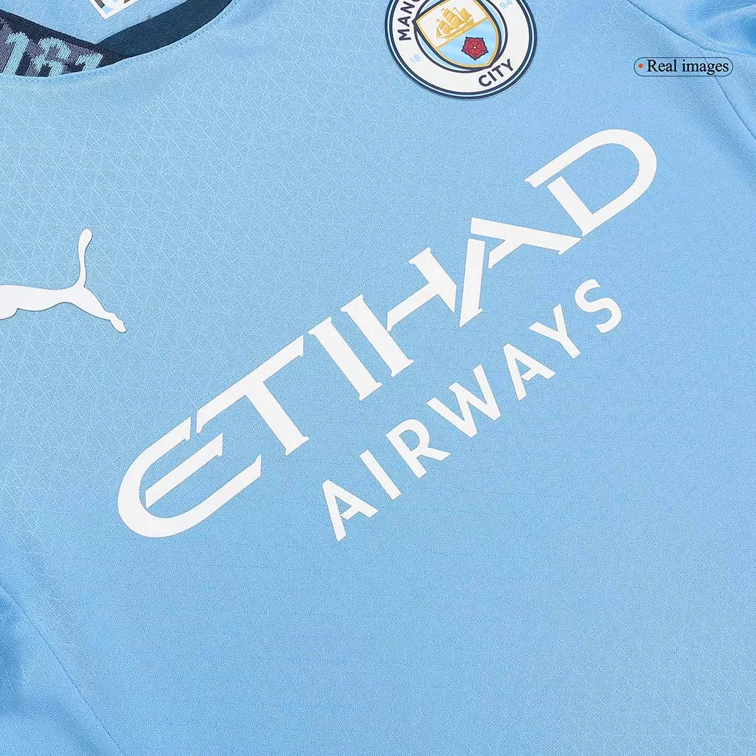 Player version Soccer Jersey Manchester City Home Shirt 2024/25