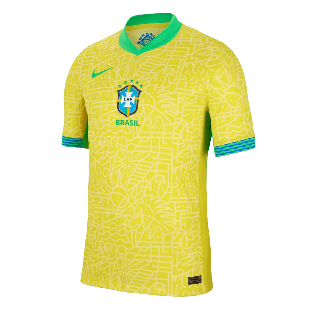 Player Version Soccer Jersey Brazil Home Shirt 2024