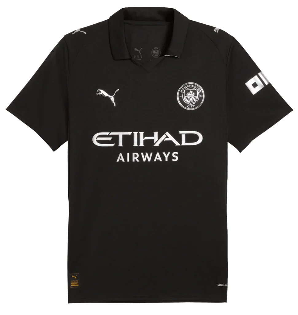 Manchester City Away Player Version Soccer Jersey 2025/26