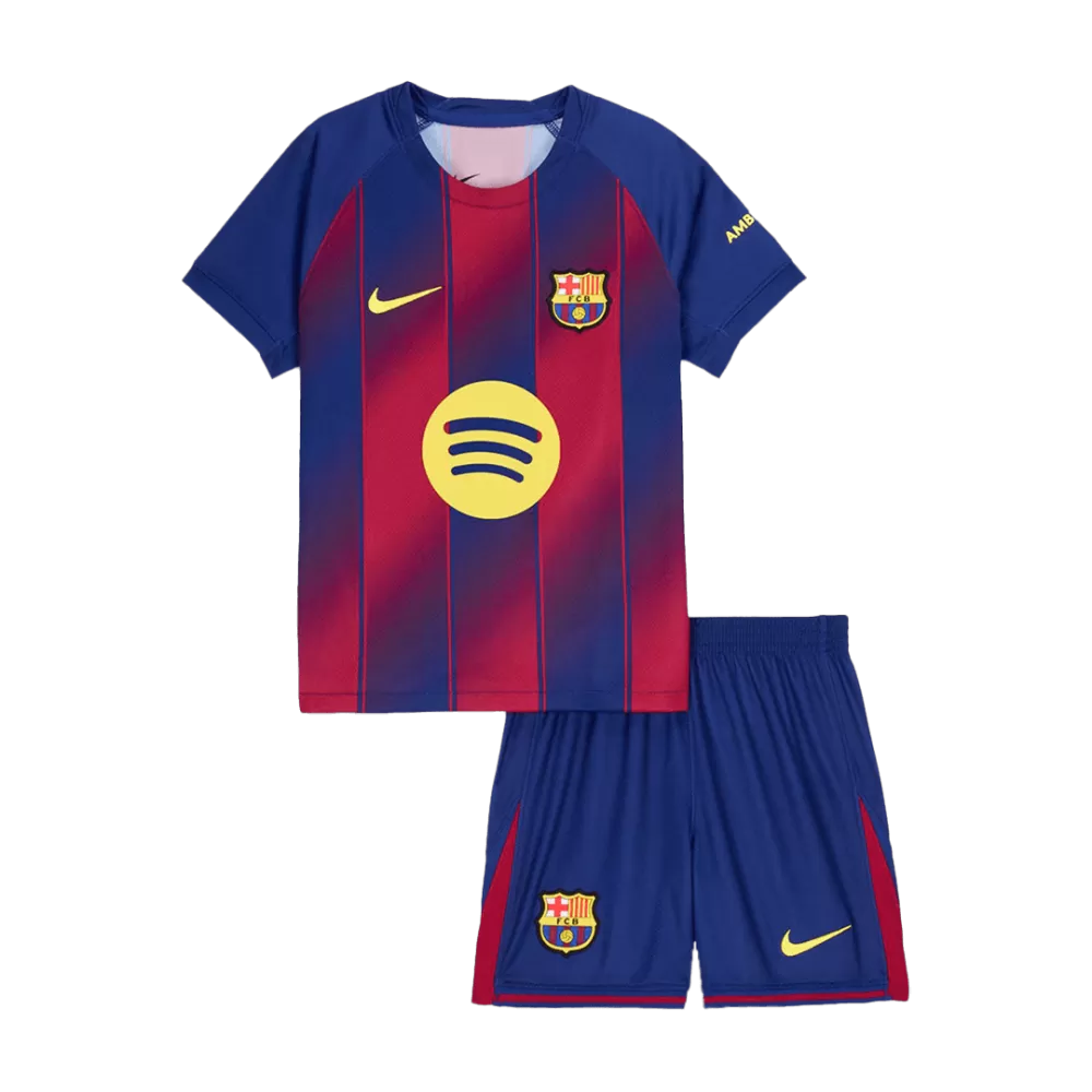 Kids Barcelona Away Soccer Kits 2025/26