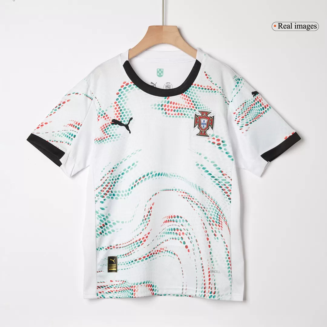 Kids Portugal Custom Away Soccer Kits 2025