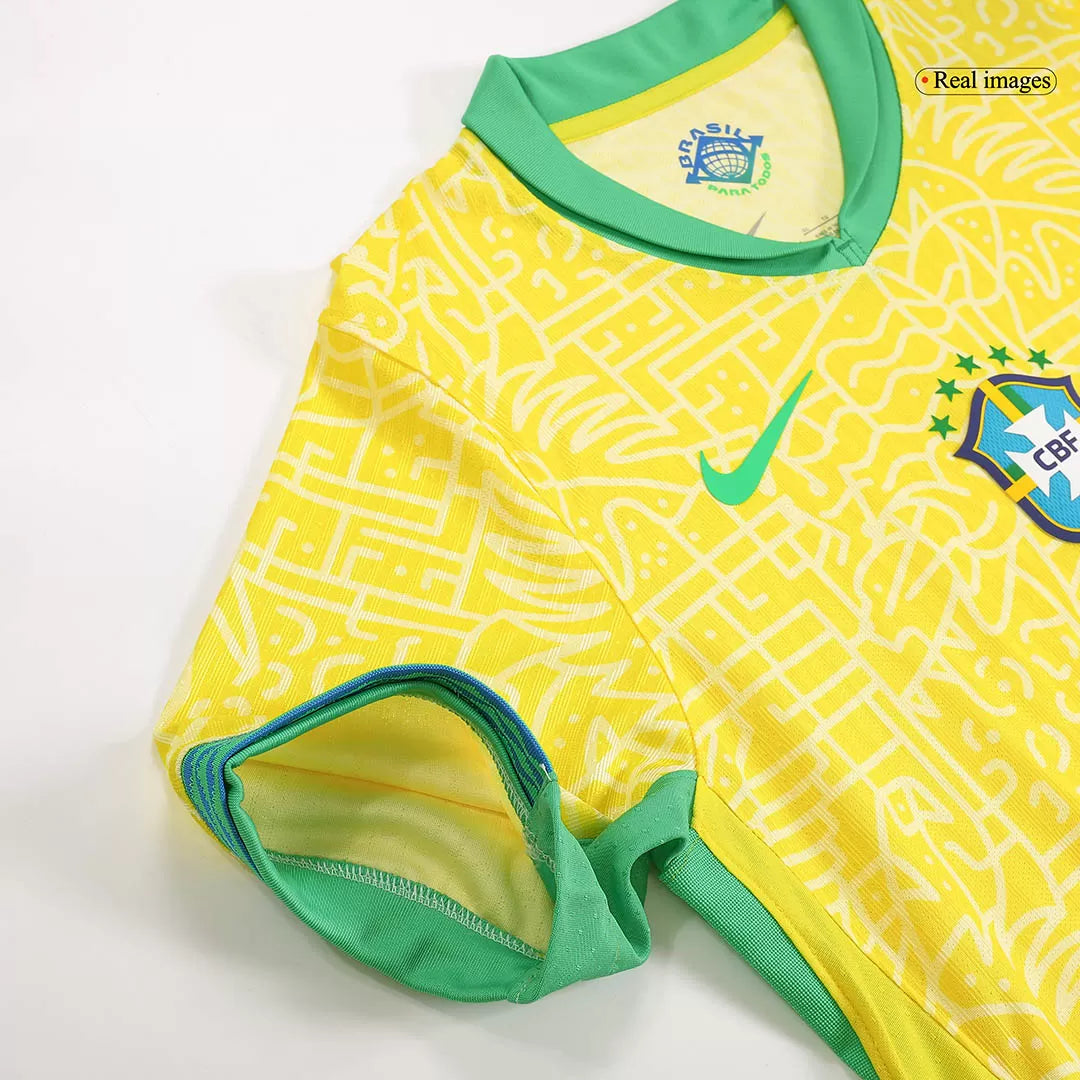 Player Version Soccer Jersey Brazil Home Shirt 2024