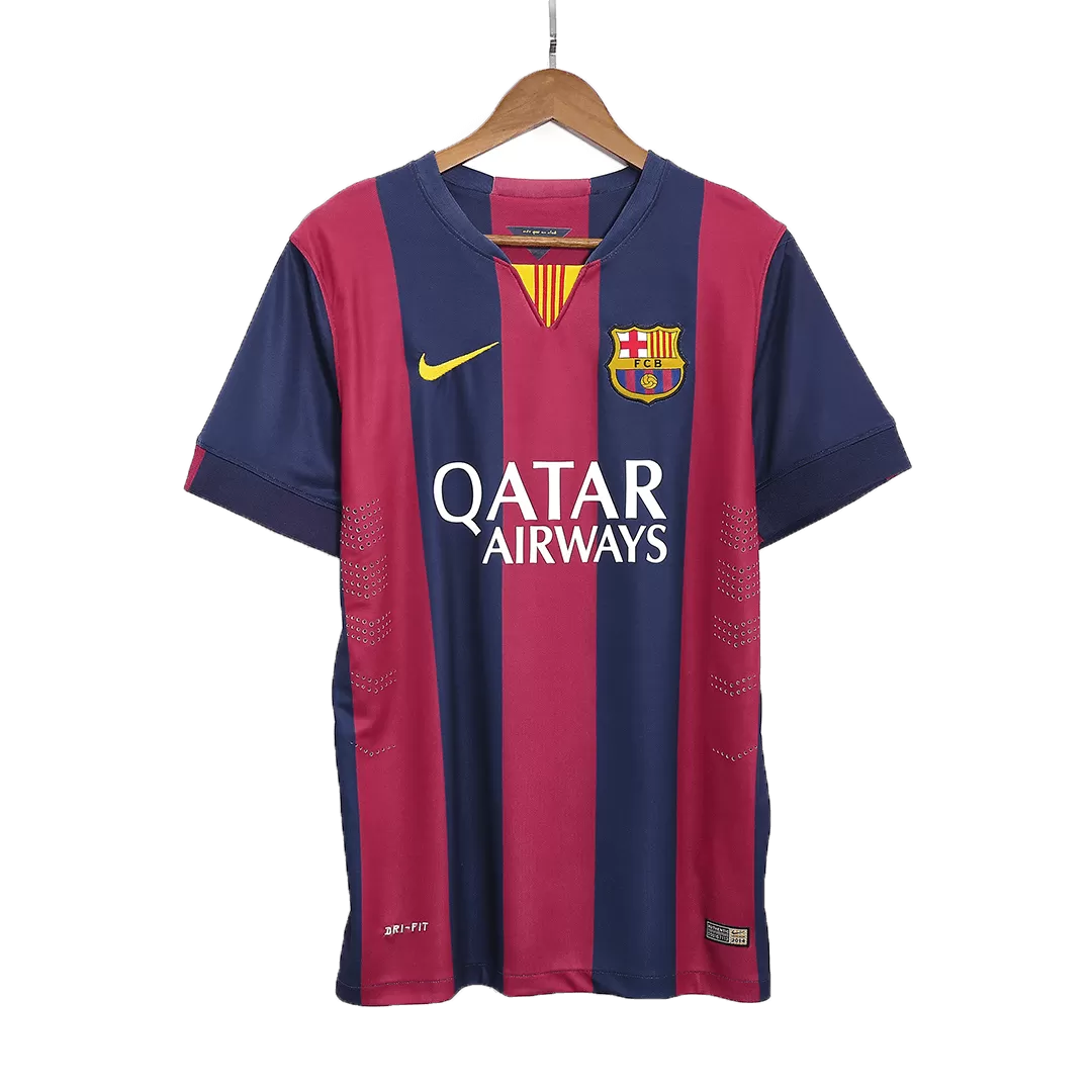 NEYMAR JR #11 Barcelona Retro Jersey Home Soccer Shirt 2014/15