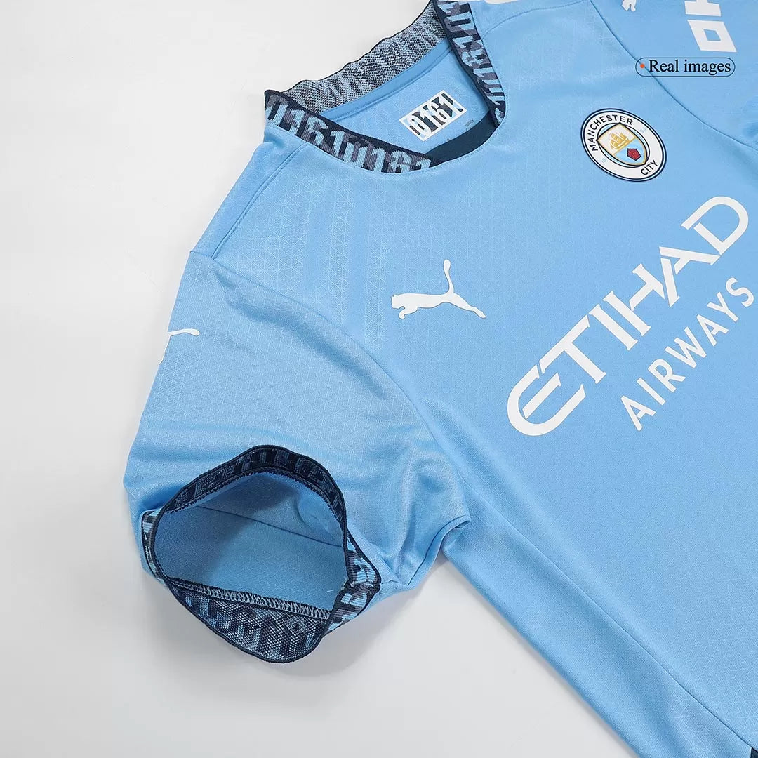 Player version Soccer Jersey Manchester City Home Shirt 2024/25