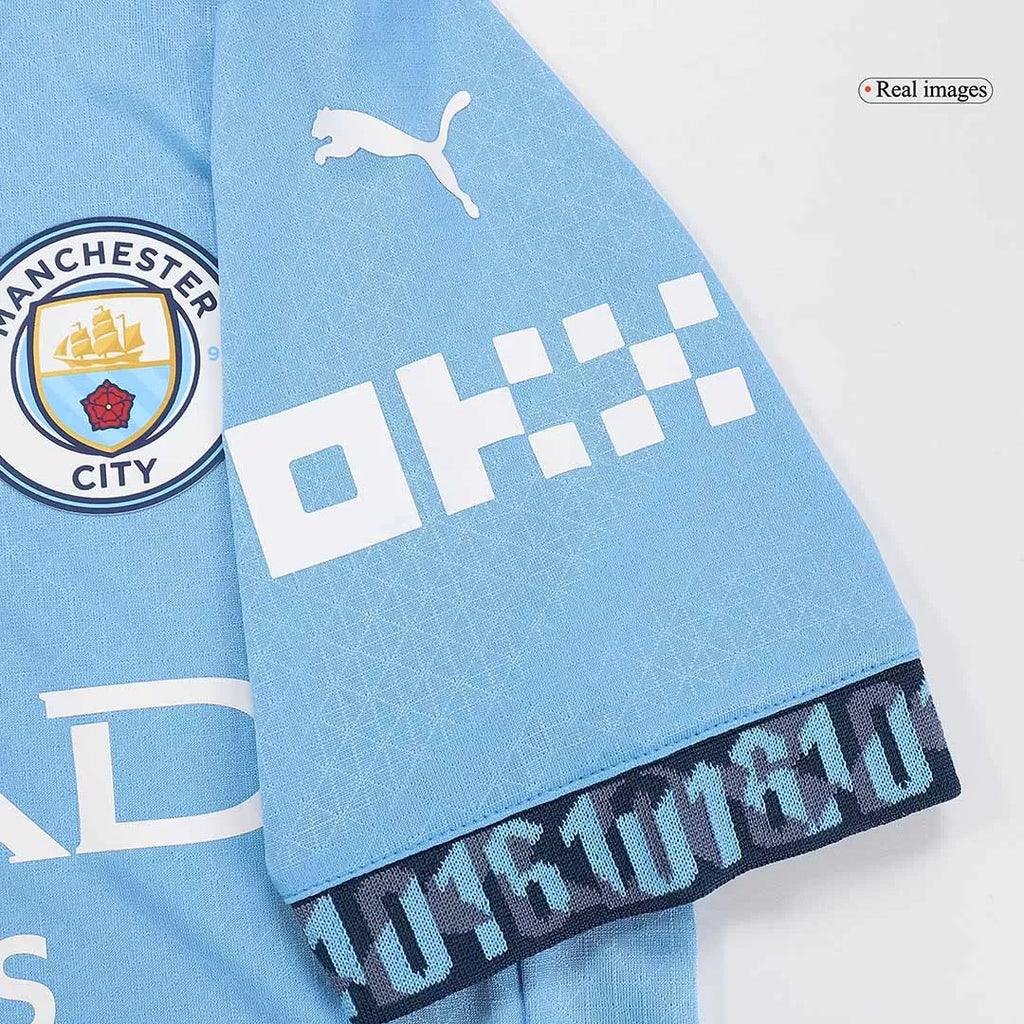 Player version Soccer Jersey Manchester City Home Shirt 2024/25