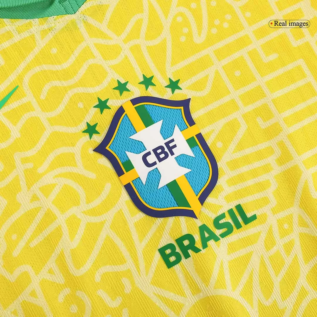 Player Version Soccer Jersey Brazil Home Shirt 2024