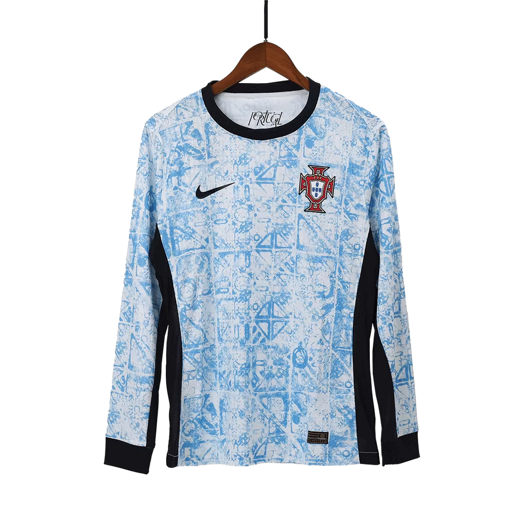 Player Version Portugal Long Sleeve Away Football Shirt 2024