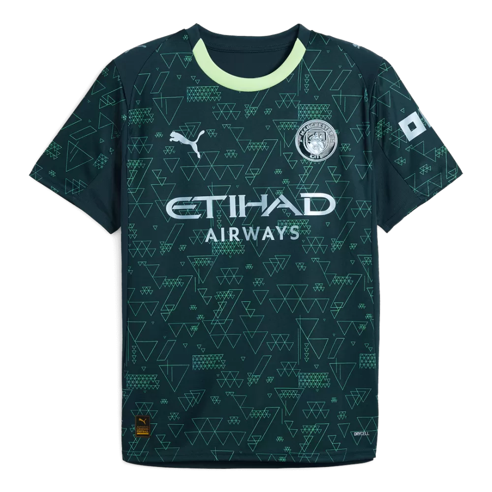 Manchester City Soccer Jersey Fourth Away Shirt 2025/26