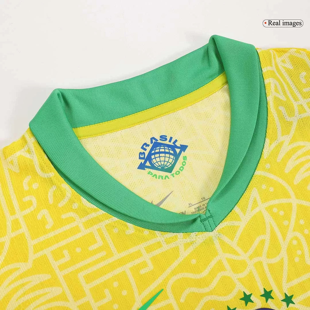 Player Version Soccer Jersey Brazil Home Shirt 2024