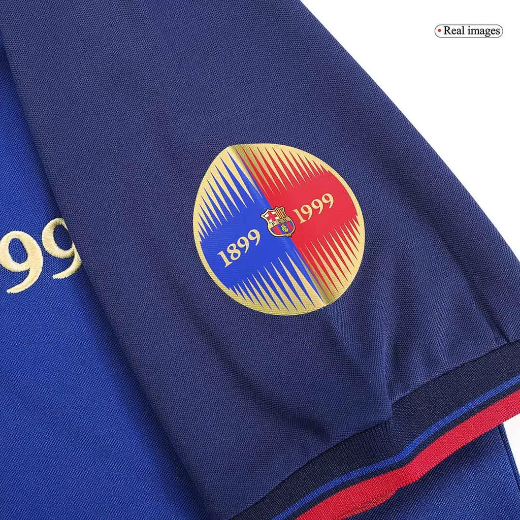 Barcelona Retro Jersey Home Soccer Shirt 1999/00