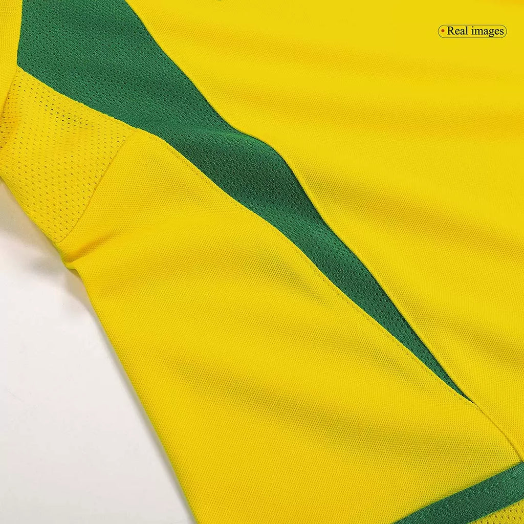 Brazil Retro Jersey Home Soccer Shirt 2002/03