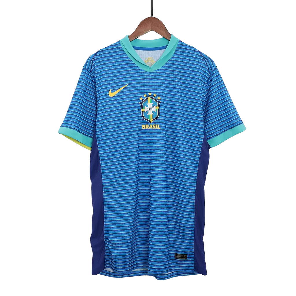 Player version Soccer Jersey Brazil Away Shirt 2024