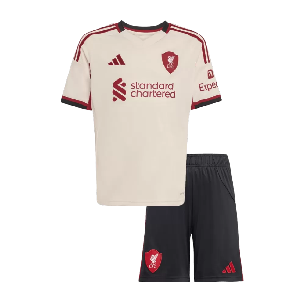 Kids Liverpool Away Soccer Kits 2025/26