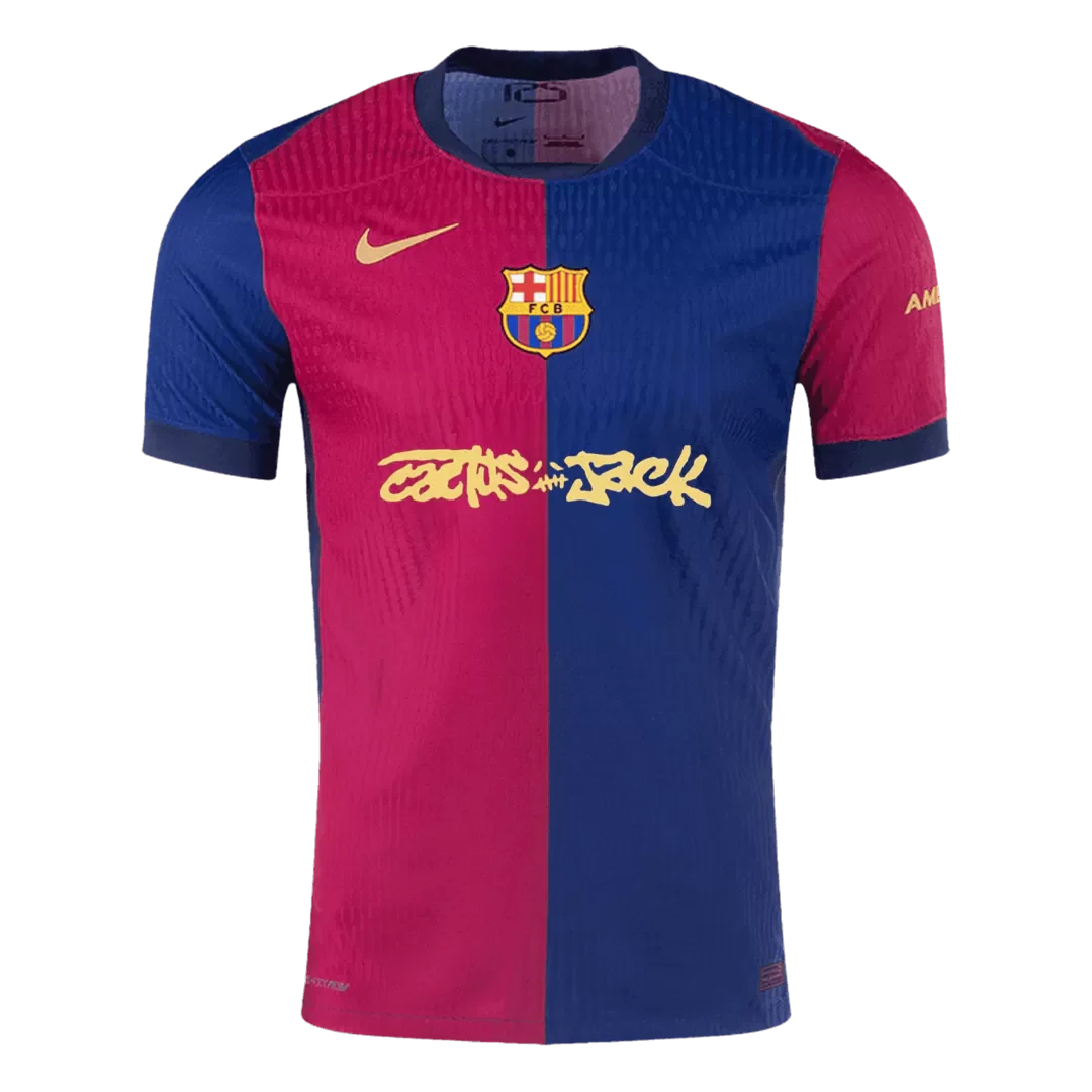Player version Barcelona Home Shirt 2024/25 TRAVIS SCOTT