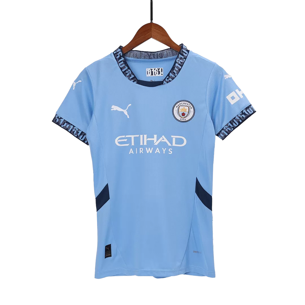 Manchester City Soccer Jersey Home Women's Shirt 2024/25