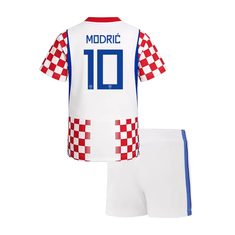 Kids Croatia MODRIĆ #10 Home Soccer Kits World Cup 2026