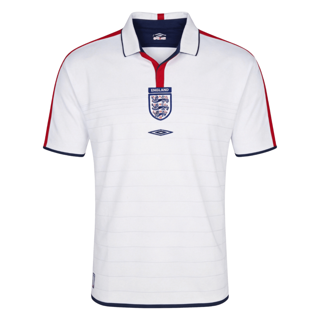 Retro Soccer Jersey England Home Euro Cup 2004