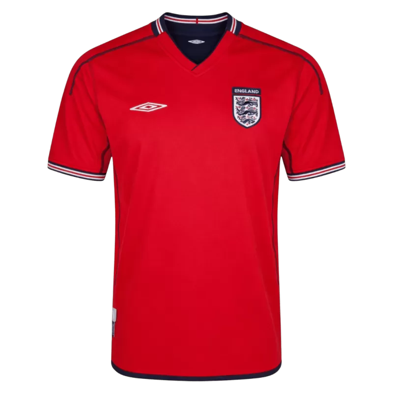 Retro Jersey England Away World Cup 2002
