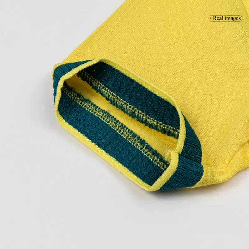 Kids Brazil Home Soccer Kits World Cup 2026